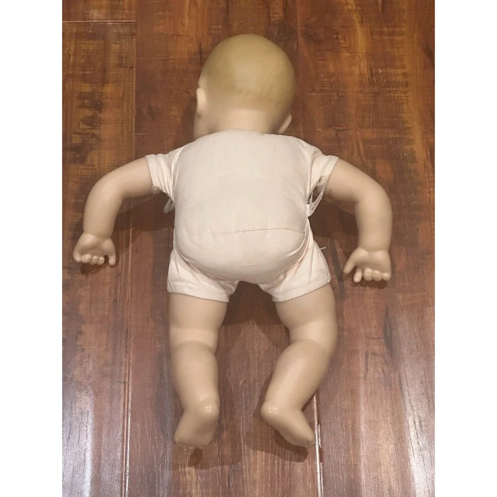American Girl Light Hair & Eyes 15” Bitty Baby Doll & Yorkshire Terrier Dog Lot